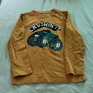 Yellow monster truck tee